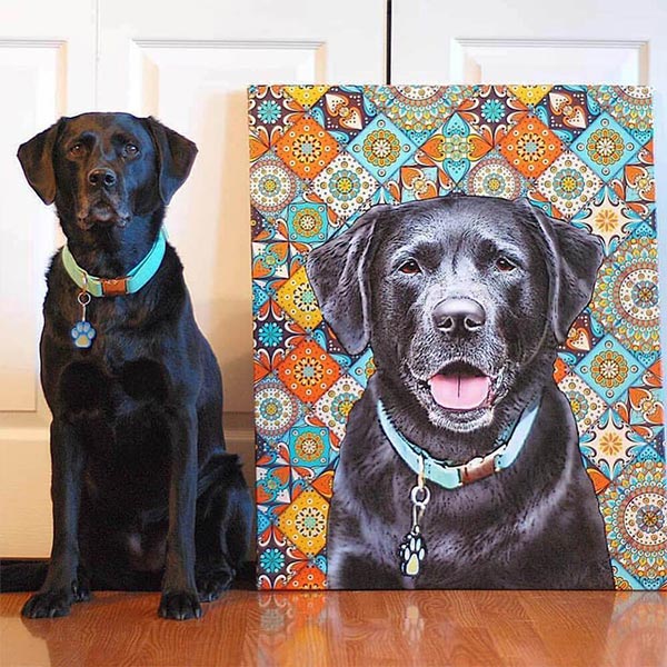 Custom Pet Art Canvas