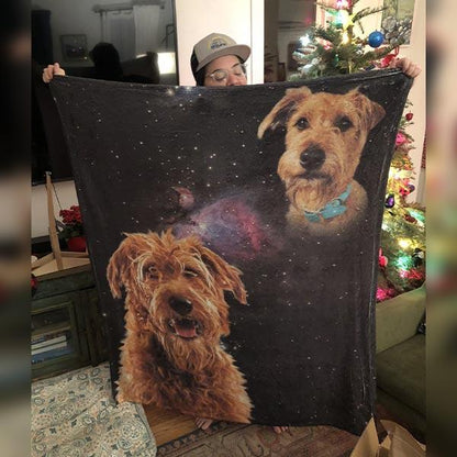 Custom Pet Art Fleece Blanket