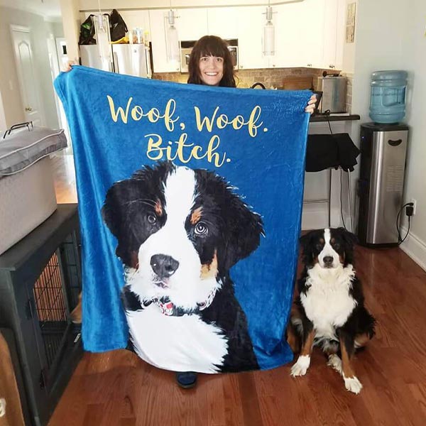 Custom Pet Art Fleece Blanket